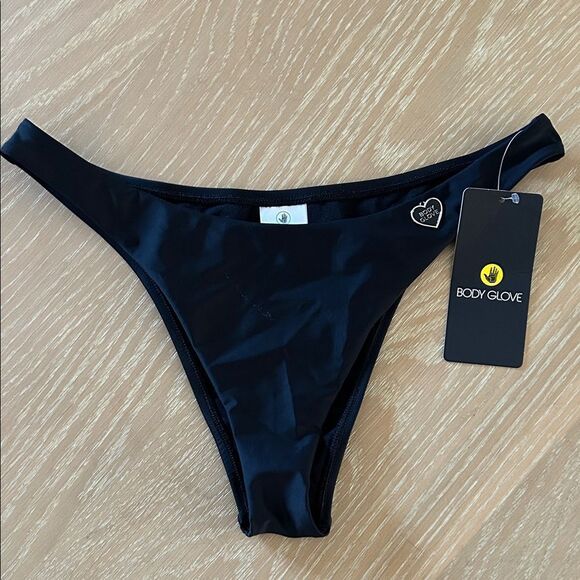 Body Glove Athena Low Rise Swim Bottom, Black, Size Medium, NWT - Picture 2 of 7